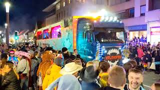 Nachtumzug Fasching 2024 in Schwabmünchen bei Augsburg Faschingsumzug [upl. by Inalan891]