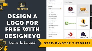 DESIGNEVO LOGO MAKER How To Create Your Own Logo Online With The Design Evo Logo Maker  Free Logo [upl. by Brozak988]