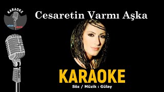 Cesaretin Varmı Aşka  KARAOKE  Cover [upl. by Eram]