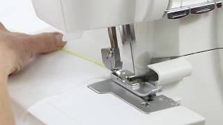 Singer Overlock S1478 Threading Guide 2 Thread Wrapped Overlock Narrow [upl. by Aitret]