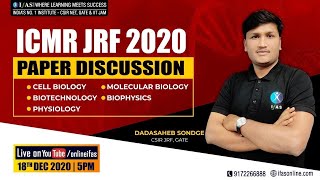 Indian Council Of Medical Research Paper Discussion  ICMR 2022  IFAS [upl. by Hanselka16]