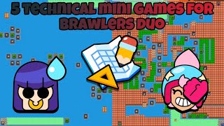 5 Technical minigames for brawlers duo part 7 brawlstars minigames [upl. by Oilla]