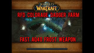 How to Farm Coldrage Dagger from Razorfen Downs RFD  Entry and Exit [upl. by Frohne]