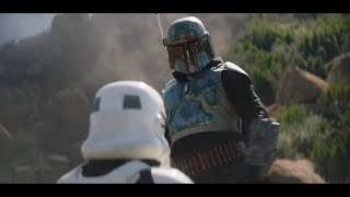 Mandalorian Season 2 Chapter 14 Boba Fett gets his armor back Scene [upl. by Brockwell705]