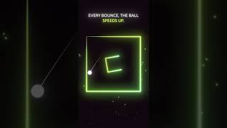 Speed with every bounce Wait for it 👀 physics piano particles satisfying music procedural [upl. by Eatnahs]