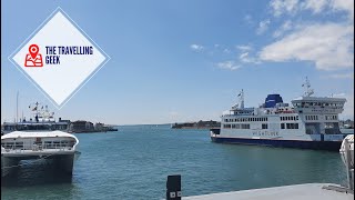 Wightlink Ferry departing Portsmouth [upl. by Eniledam837]