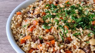 🔥 Everyone wants the recipe for this couscous pilaf 🤗 [upl. by Aerol]