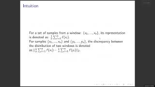 KDD2024  Online Drift Dectection for Maximum Concept Discrepency [upl. by Ume]