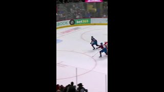 Milan Lucic KNOCKS OUT Kurtis MacDermid shorts [upl. by Cadel]