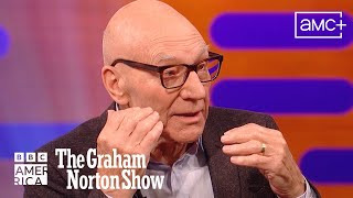 Sir Patrick Stewarts World Traveling Wig ✈️ The Graham Norton Show  BBC America [upl. by Ellenrad559]