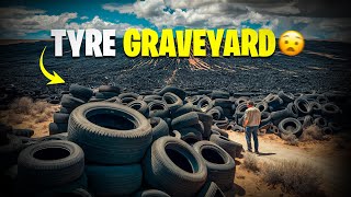 The Worlds LARGEST Tire Graveyard DISAPPEARED Overnight [upl. by Name]