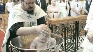 Greek Orthodox Christening Cinema Highlights  Klara [upl. by Coates805]