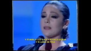 Eres una mentira Isabel Pantoja Letra [upl. by Semele59]