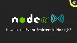 Nodejs quotEvent Emittersquot Explained [upl. by Aldis855]