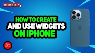 How to Create and Use Widgets on iPhone  Custom App Icons amp Widgets On iPhone 16  Series 2024 [upl. by Jeffers821]