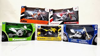 Dirt Bike Finger  Mini Dirt Bike Collection  Drama Motor Trail  Unboxing Motocross amp ATV Diecast [upl. by Niatsirt]