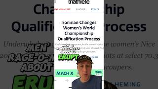 IRONMAN qualification CHANGING for women’s championship race in Nice ironmantriathlon triathlon [upl. by Auqenahs367]