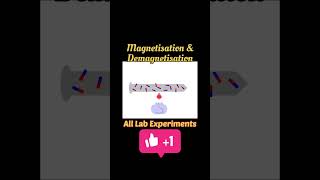 Magnetization amp Demagnetization  Explanation with Animation physics shorts [upl. by Roxy867]