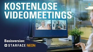 Kostenlose Videomeetings direkt in deiner Telefonanlage  Mit der Basisversion von STARFACE NEON [upl. by Nayb]