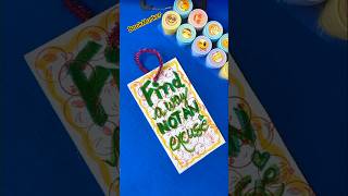 Easy BookMarker Craft New Creative Craft ideas books video diy craft artandcraft shorts art [upl. by Iatnwahs]