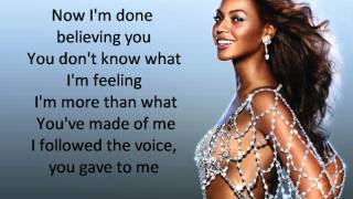 Beyonce  Listen Lyrics [upl. by Sakmar571]