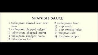 How to Make an old SPANISH SAUCE Typed Recipe  Tomato carrot celery  Savory Dish [upl. by Noemi]