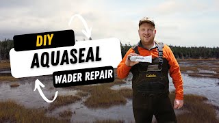 How To Repair Neoprene Waders With Aquaseal FD  DIY [upl. by Donn]