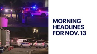 Police investigations in Phoenix l Morning Headlines Nov 13 [upl. by Dwaine545]