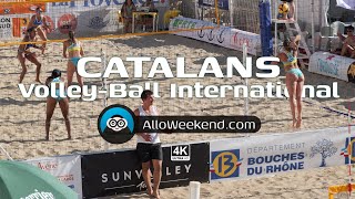 Tournoi international Catalans Beach Volley Marseille 2024 [upl. by Sorilda]