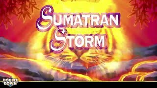 Free Slots  Sumatran Storm at DoubleDown Casino [upl. by Nauqad]