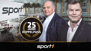 Der CHECK24 Doppelpass mit Uli Hoeneß  25 Jahre Doppelpass  SPORT1 [upl. by Pacorro704]