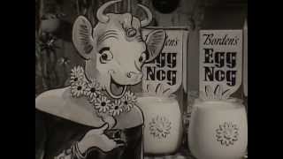 Borden Dairy Company  Egg Nog  The Holiday Party  Vintage Commercial  1950s  1960s [upl. by Darum]