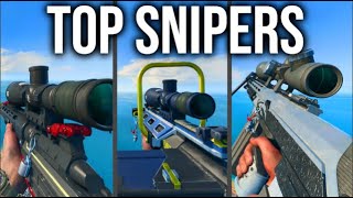 Battlefield 2042 Top BEST Sniper Rifles RANKING FROM WORST TO BEST [upl. by Lessirg570]