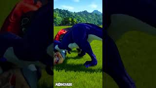 The Great Dinosaur Battle Epic Competition of Thor TRex Blue Chomper Red Spinosaurus Allosaurus [upl. by Syhr]