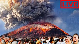 Horrible Today Popocatépetl Volcano Update Very powerful explosion shocks Mexico residents [upl. by Eislrahc735]