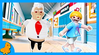 NEUER VERRÜCKTER LEHRER in der SCHULE😵🤨 Entkommt Hannah😄 Obby  Playmobil Familie Vogel Roblox [upl. by Brent]