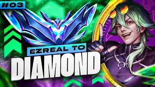 Ezreal Unranked to Diamond 3  Ezreal ADC Gameplay Guide  Season 13 Ezreal Gameplay [upl. by Akanke]