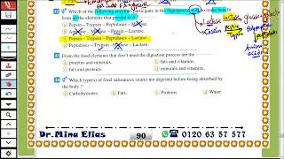 Bio 2nd Sec Heterotrophic Nutrition Home work P2 مناقشة واجب الجهاز الهضمى 2 ث [upl. by Nations]