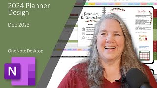 2024 OneNote planner design [upl. by Hillman556]