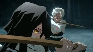 Demon slayer season 4  episode 4 Sanemi Vs 🔥Obanai Vs Muchiro fight [upl. by Herrle]