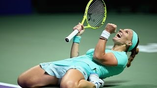 Svetlana Kuznetsova vs Karolina Pliskova  2016 WTA Finals Singapore Highlights [upl. by Truscott457]