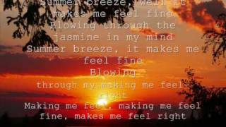 Jason MrazSummer Breeze  sing along version  with lyrics [upl. by Bywoods]