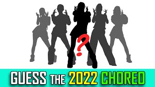 KPOP GAME CAN YOU GUESS THE 2022 CHOREOGRAPHY SILHOUETTE [upl. by Nos795]