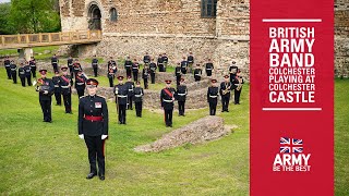 Performance at Colchester Castle  British Army Band Colchester  British Army Music [upl. by Knepper]