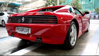 คลิปเสียงท่อ CAPRISTO Exhaust on Ferrari F348 LOUD [upl. by Tteragram473]