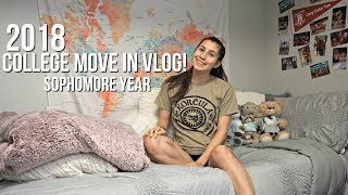 COLLEGE MOVE IN VLOG 2018  Allie Miller [upl. by Idoux]