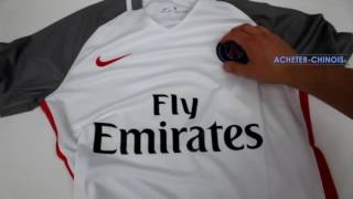 Maillot entrainement PSG blanc 20162017 sur Aliexpress  SOCCER FANS [upl. by Idnib970]