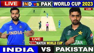 Live IND Vs PAK ICC World Cup 2023  Live Match Centre  India Vs Pakistan  1st Innings [upl. by Acsirp924]