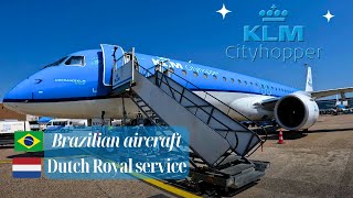 Discovering the Embraer E195E2 with KLM Cityhopper [upl. by Anastos903]