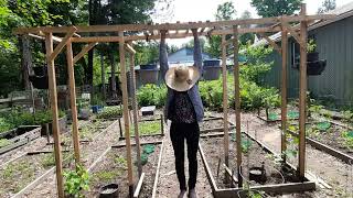 DIY  Building a Multifunctional Garden Arbor [upl. by Rehprotsirhc456]